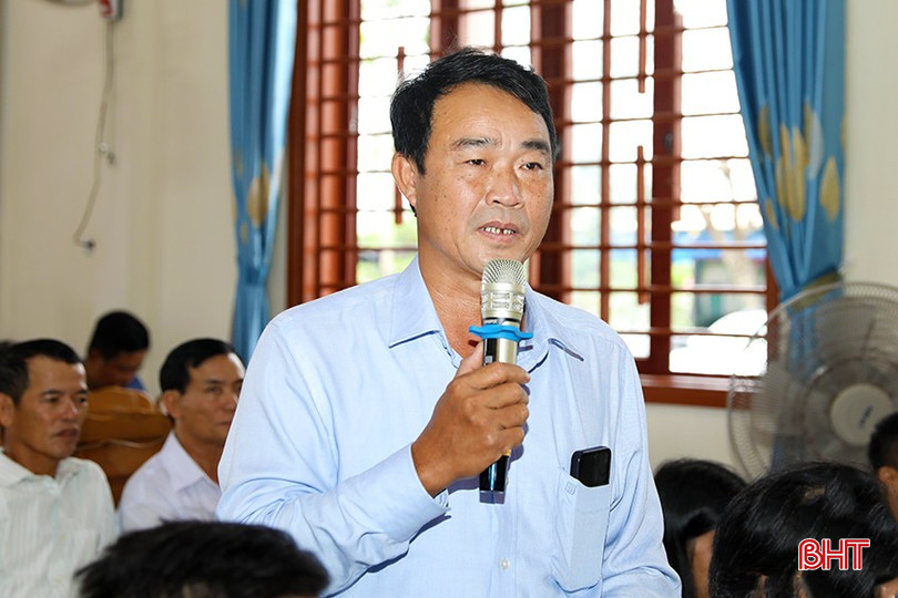 Bí thư Đảng ủy xã Kỳ Hà Lê Văn Luyện: Cần sớm nâng cấp lại tuyến đường tỉnh lộ 547 qua xã Kỳ Hà...