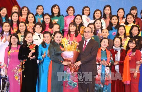 ba nguyen thi thu ha tai cu chu tich hoi lien hiep phu nu viet nam