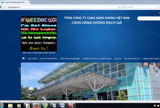 hacker tan cong vao website san bay tan son nhat de lai cach thuc lien lac