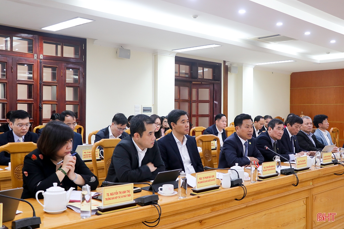 Mở rộng cơ hội cho Hà Tĩnh trong đào tạo nguồn nhân lực, nghiên cứu khoa học, chuyển giao công nghệ