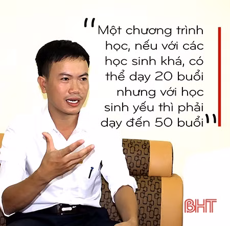 Bầu nhiệt huyết trong trái tim thầy giáo trẻ