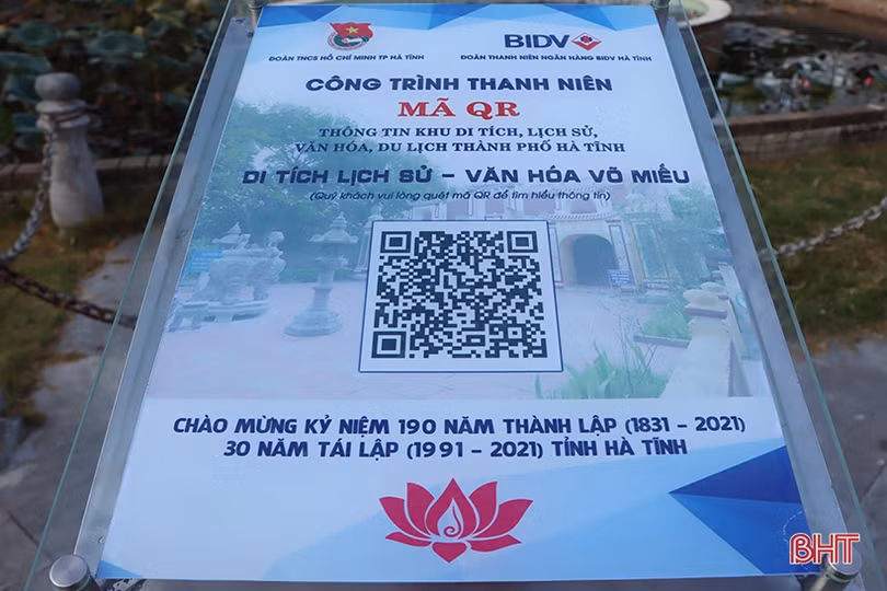 Thành đoàn Hà Tĩnh ra mắt mã QR di tích lịch sử, văn hóa, du lịch và tra cứu tuyến đường