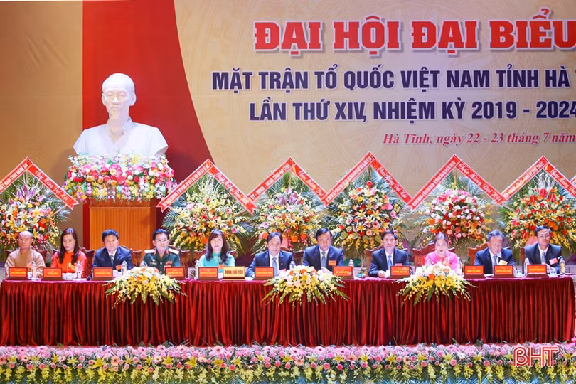 Đại hội đại biểu MTTQ Việt Nam tỉnh Hà Tĩnh lần thứ XIV thành công tốt đẹp