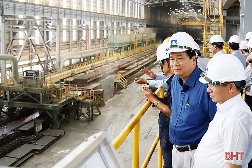 Đoàn cán bộ tỉnh Long An ấn tượng với quy mô, công nghệ hiện đại của dự án Formosa Hà Tĩnh