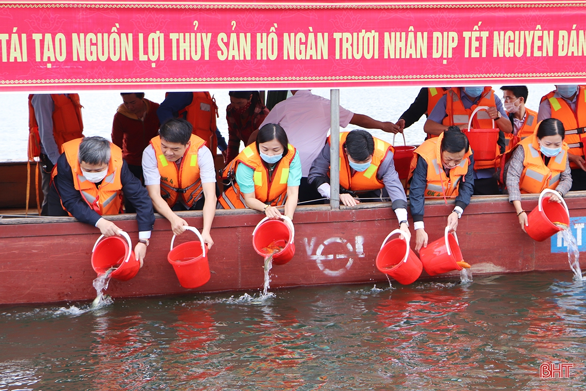 Thường trực Tỉnh ủy Hà Tĩnh tham gia trồng cây đầu năm tại các địa phương