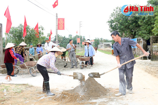 ha tinh 22 xa dang ky ve dich ntm trong nam 2018