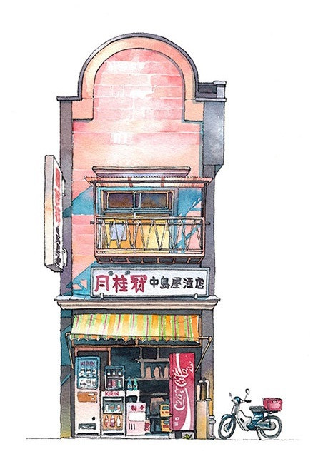 nhung cua hang nho dam chat nhat qua chum tranh mau nuoc cua hoa si ba lan