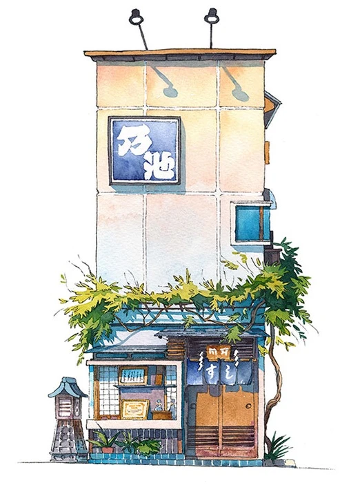 nhung cua hang nho dam chat nhat qua chum tranh mau nuoc cua hoa si ba lan