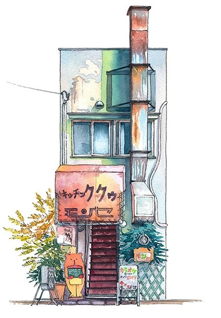 nhung cua hang nho dam chat nhat qua chum tranh mau nuoc cua hoa si ba lan