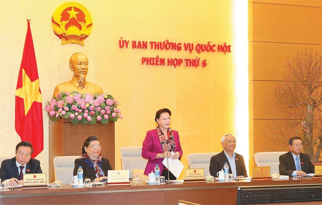 ngay 20 2 bat dau phien hop thu 7 uy ban thuong vu quoc hoi