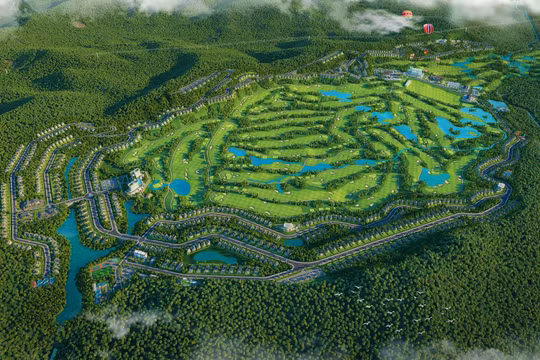 Toàn cảnh khu vực triển khai dự án sân golf gần 1.000 tỷ tại Hà Tĩnh