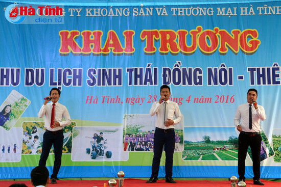 khai truong khu du lich sinh thai dong noi thien cam