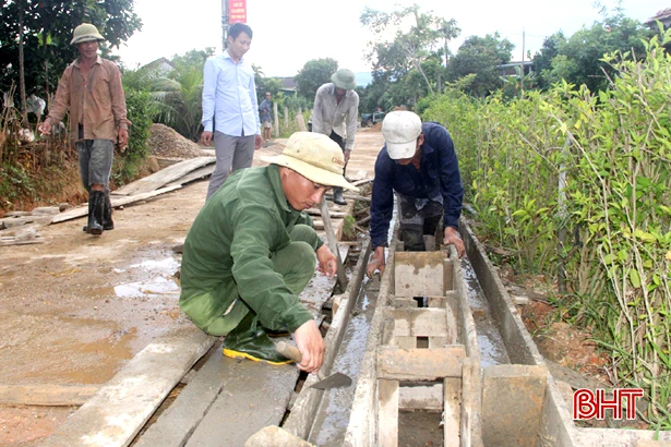 Xã miền núi Hà Tĩnh củng cố các tiêu chí nông thôn mới