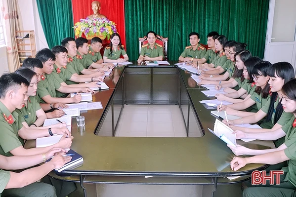 Trên 500 lượt cán bộ, chiến sỹ công an tham gia đảm bảo ANTT kỳ thi vào lớp 10