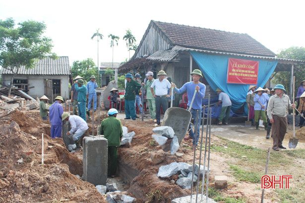 Xây nhà tình nghĩa cho cựu chiến binh hoàn cảnh khó khăn