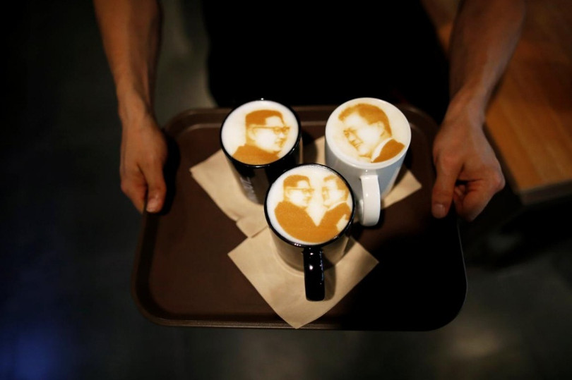 Những tách cà phê mang thông điệp hòa bình tại Hàn Quốc