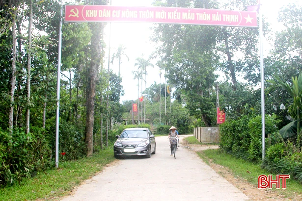 Xã miền núi Hà Tĩnh củng cố các tiêu chí nông thôn mới