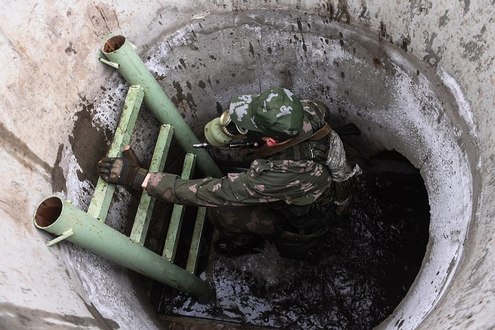 Ảnh: Trinh sát Nga đọ sức tại thao trường Koltsovo ở Novosibirsk