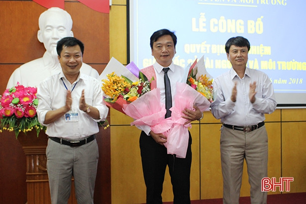 Sở Tài nguyên và Môi trường Hà Tĩnh có Giám đốc mới