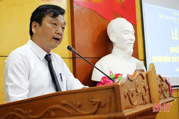 Sở Tài nguyên và Môi trường Hà Tĩnh có Giám đốc mới