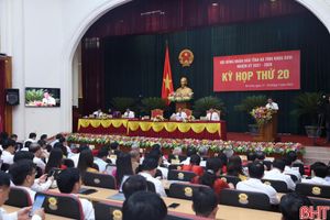 HĐNĐ tỉnh Hà Tĩnh khai mạc Kỳ họp thứ 20 xem xét nhiều nội dung quan trọng