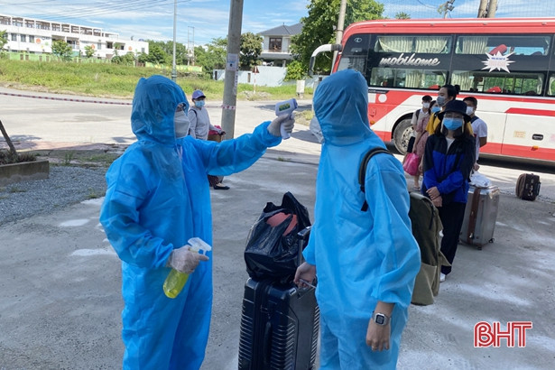 40 công dân TP Hà Tĩnh ổn định chỗ ở sau khi về khu cách ly tập trung