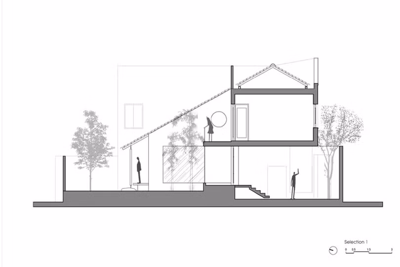 Ngôi nhà “hòa mình vào thiên nhiên” ở Hà Tĩnh lên tạp chí kiến trúc hàng đầu của Mỹ