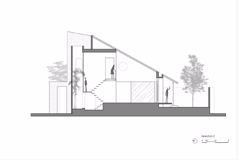 Ngôi nhà “hòa mình vào thiên nhiên” ở Hà Tĩnh lên tạp chí kiến trúc hàng đầu của Mỹ