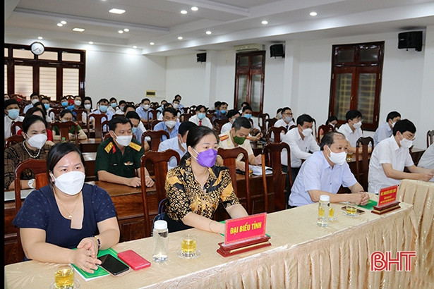 Thị xã Kỳ Anh thi giảng viên lý luận chính trị và báo cáo viên giỏi