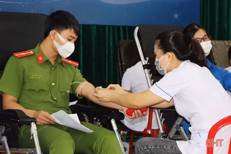 Cẩm Xuyên tổ chức ngày hội hiến máu tình nguyện