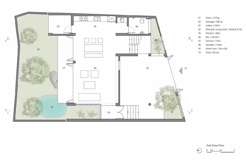 Ngôi nhà “hòa mình vào thiên nhiên” ở Hà Tĩnh lên tạp chí kiến trúc hàng đầu của Mỹ