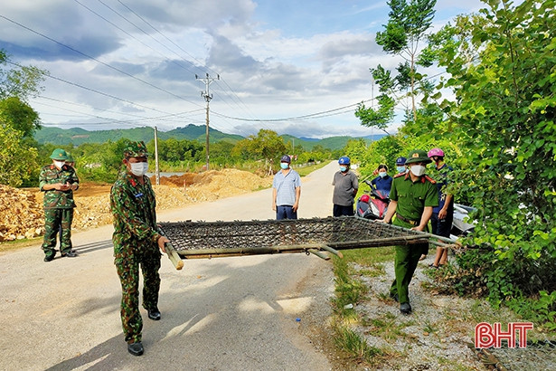 Kết thúc thời gian cách ly y tế 203 hộ dân ở Hương Khê