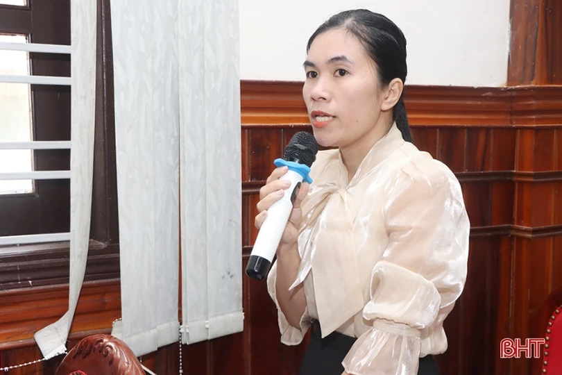 Huyện ủy Cẩm Xuyên đối thoại với hơn 150 cán bộ, hội viên nông dân