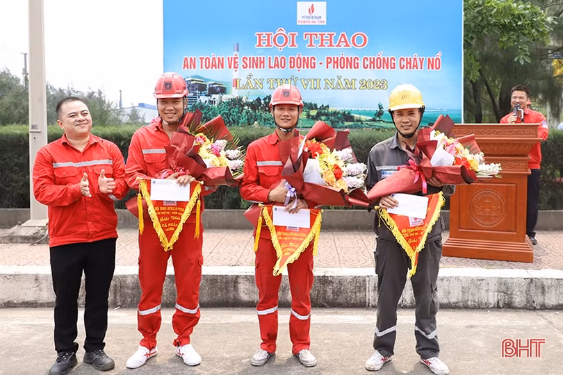 Sôi nổi hội thao an toàn vệ sinh lao động tại Nhà máy Nhiệt điện Vũng Áng 1