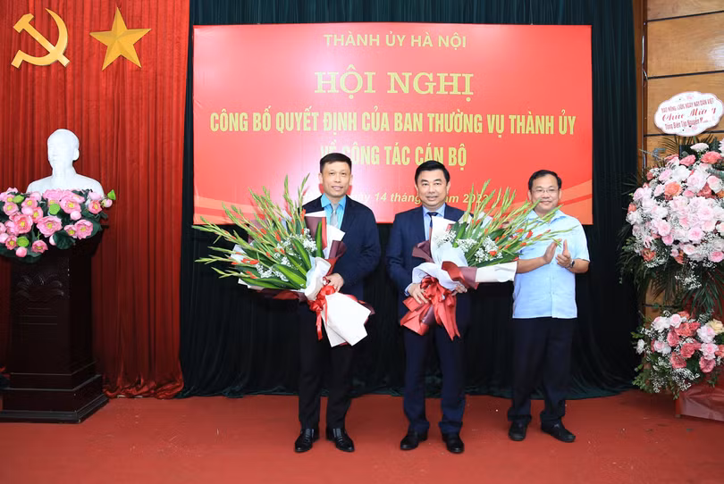 Bổ nhiệm Tổng Biên tập Báo Hànộimới và Báo Kinh tế & Đô thị