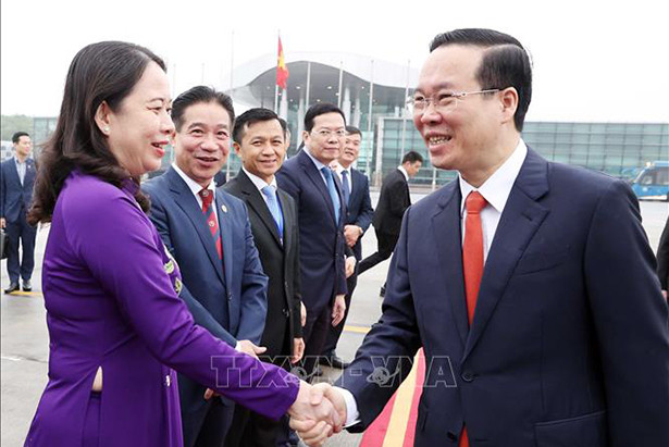 Chủ tịch nước Võ Văn Thưởng lên đường thăm chính thức Lào