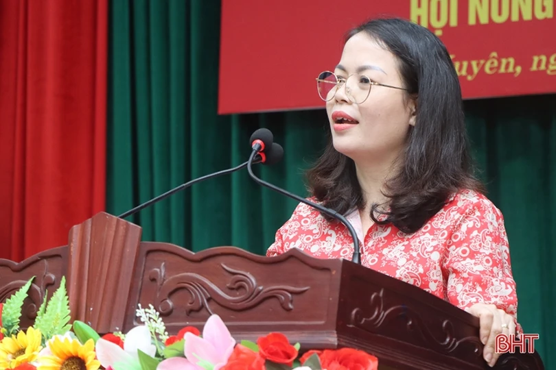 Huyện ủy Cẩm Xuyên đối thoại với hơn 150 cán bộ, hội viên nông dân