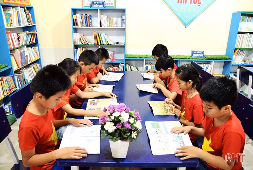 Truyền cảm hứng đọc sách cho học sinh tiểu học Can Lộc