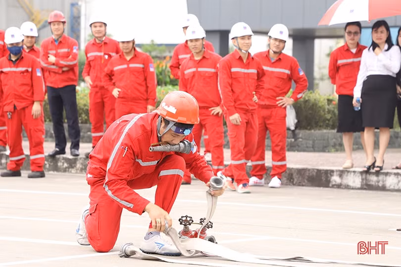 Sôi nổi hội thao an toàn vệ sinh lao động tại Nhà máy Nhiệt điện Vũng Áng 1