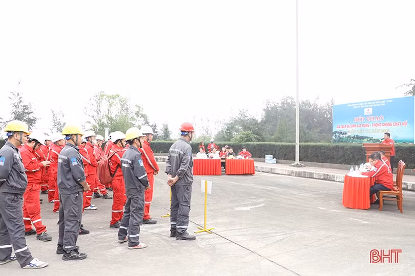 Sôi nổi hội thao an toàn vệ sinh lao động tại Nhà máy Nhiệt điện Vũng Áng 1