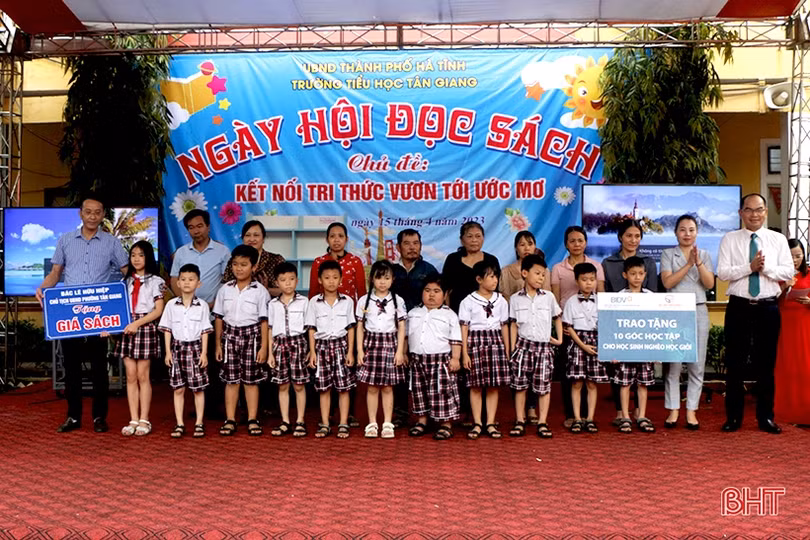 Ấn tượng Ngày sách và Văn hóa đọc Việt Nam năm 2023 tại TP Hà Tĩnh