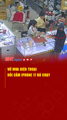 Vờ mua điện thoại rồi cầm iPhone 17 bỏ chạy