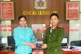 Nhặt được gần 20 triệu đồng, công dân xã Tùng Lộc tìm trả người đánh rơi