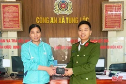Nhặt được gần 20 triệu đồng, công dân xã Tùng Lộc tìm trả người đánh rơi