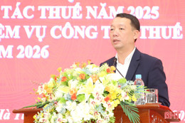 Chủ tịch UBND tỉnh biểu dương ngành Thuế Hà Tĩnh thu nội địa đạt hơn 14.380 tỷ đồng 