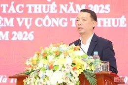 Chủ tịch UBND tỉnh biểu dương ngành Thuế Hà Tĩnh thu nội địa đạt hơn 14.380 tỷ đồng 