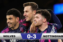 Thắng ấn tượng Wolves, Nottingham vững vàng ở top 3