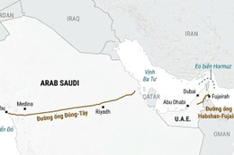 Hai đường ống thành cứu cánh của thế giới khi Eo biển Hormuz bị phong tỏa