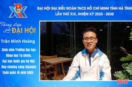 Tuổi trẻ Hà Tĩnh gửi nhiều kỳ vọng vào đại hội Đoàn toàn tỉnh