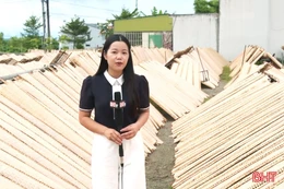 Ngày mới tại làng nghề bánh đa nem giữa đô thị trung tâm Hà Tĩnh